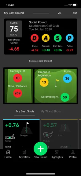 Game screenshot Golf Stats Coach mod apk