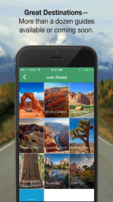 Just Ahead:Audio Travel Guides Screenshot