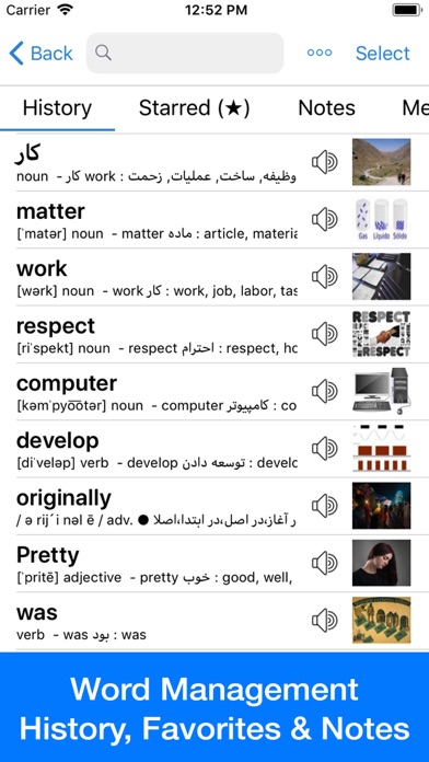 Persian Dictionary - Dict Box Screenshot