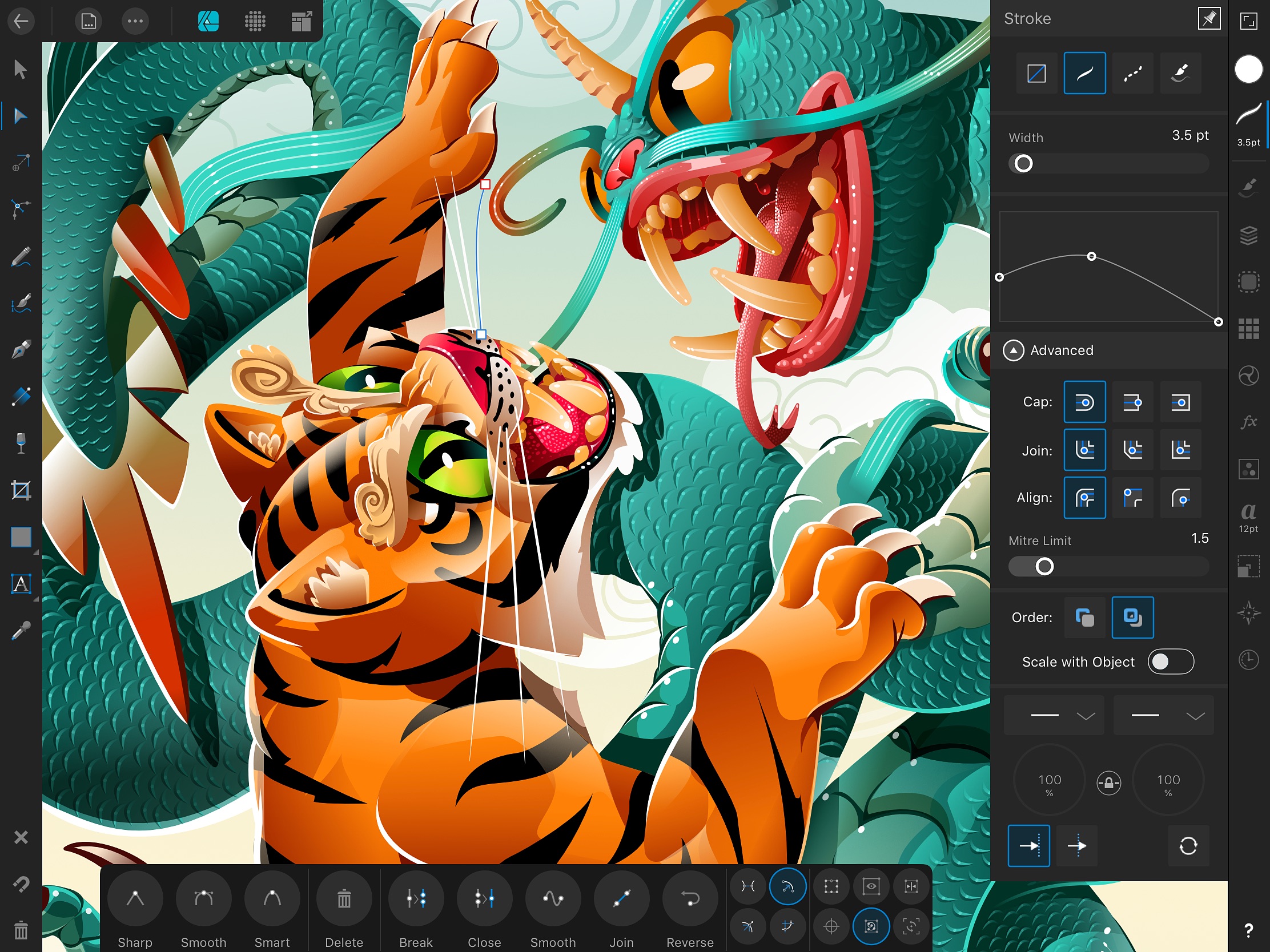 Screenshot do app Affinity Designer