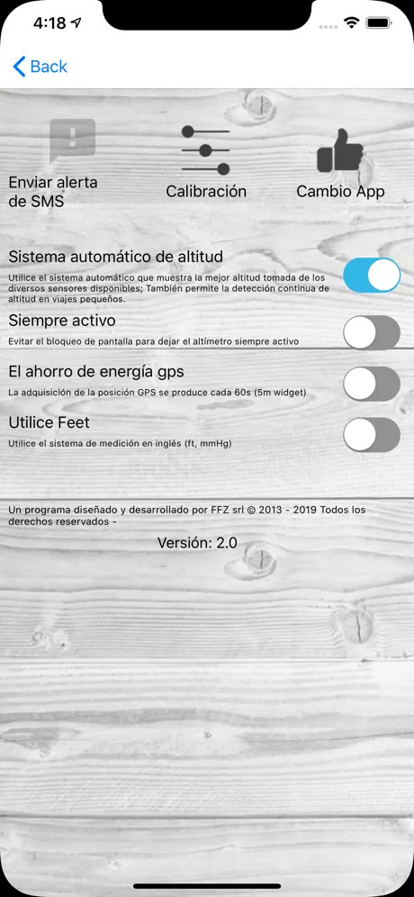 altímetro profesional