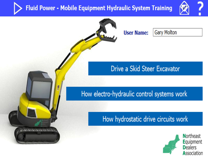 Mobile skid-steer hydraulics