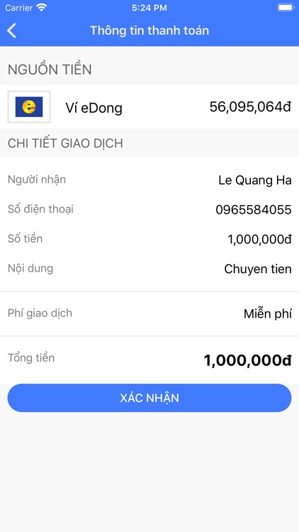 Ví điện tử eDong