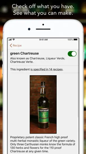 Скриншот PDT Cocktails на iPhone 4