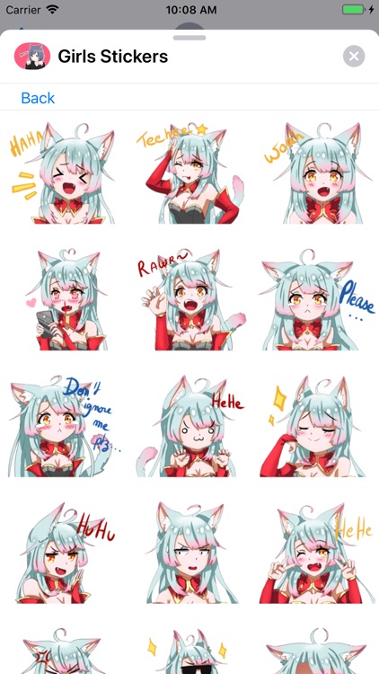 Girls Stickers screenshot-8