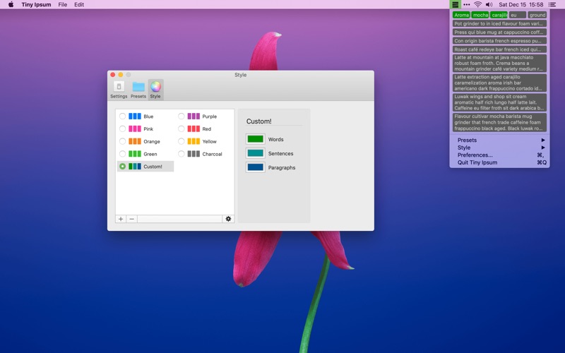 Screenshot #3 pour Tiny Ipsum