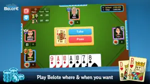 Belote & Coinche online screenshot 1