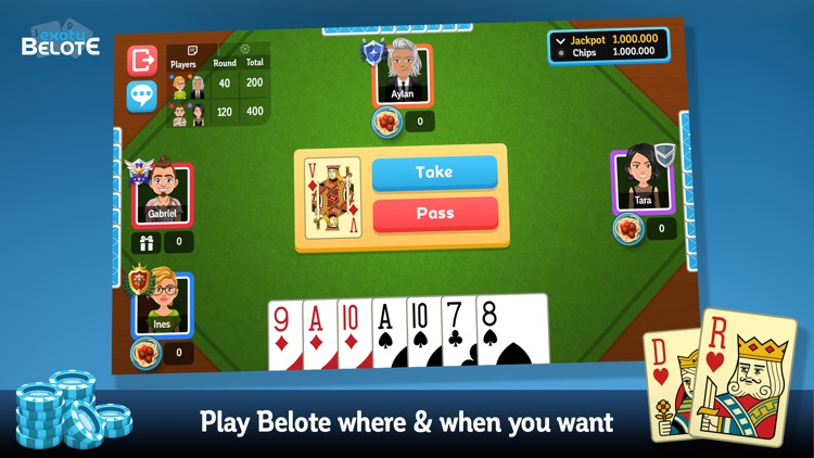 Belote & Coinche online screenshot-0