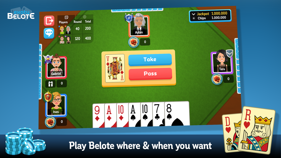 Belote & Coinche online - 7.2.2 - (iOS)