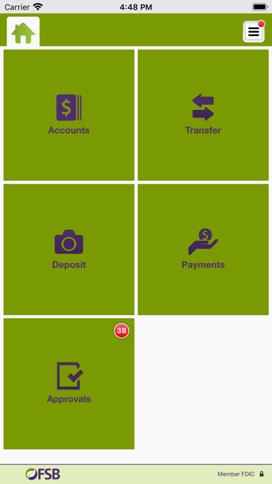 Franklin Savings Bank Business Screenshot