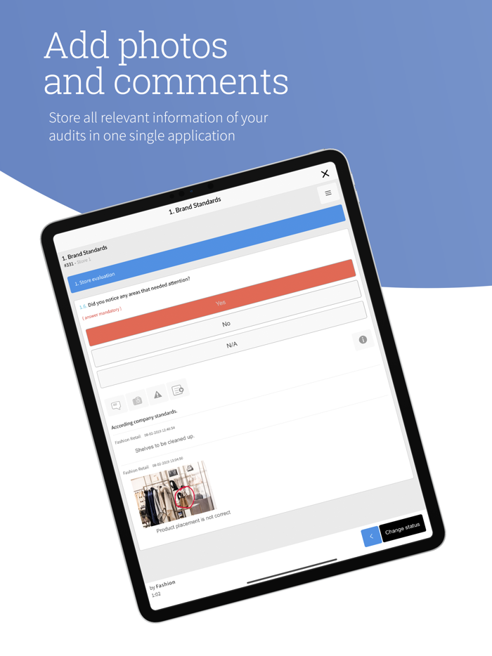 Iristrace - Mobile checklists
