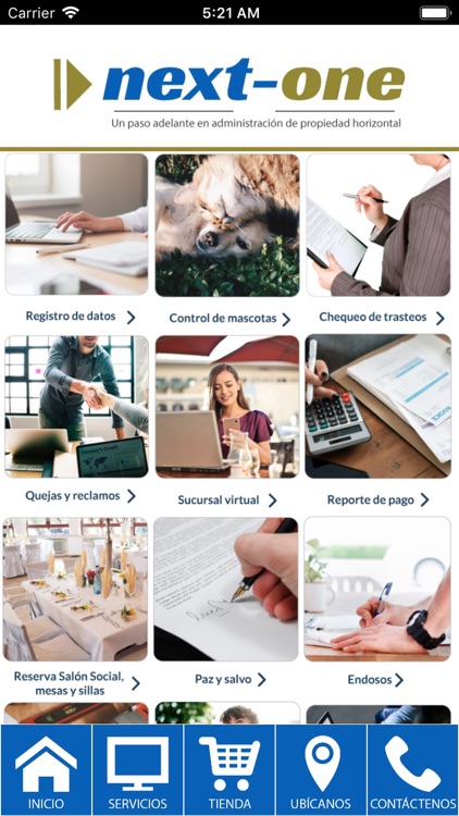 Next- one administración