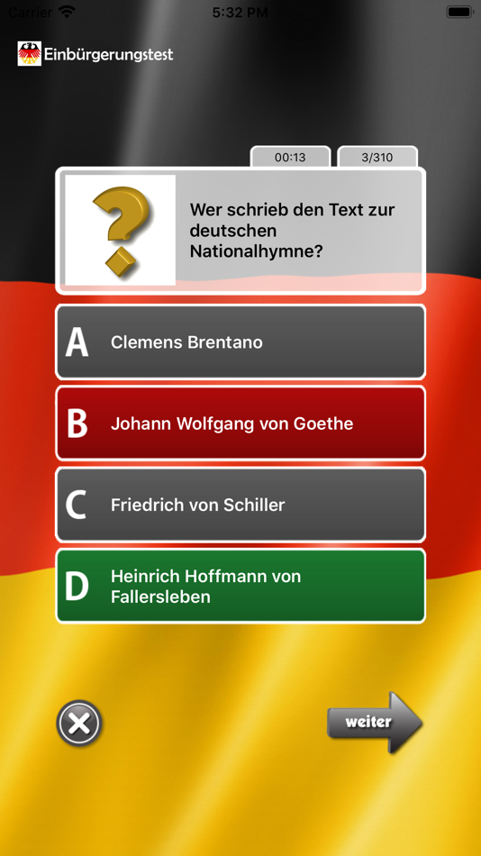 #6. Einbürgerungstest App (iOS) 由: Kulana Media Productions LLC