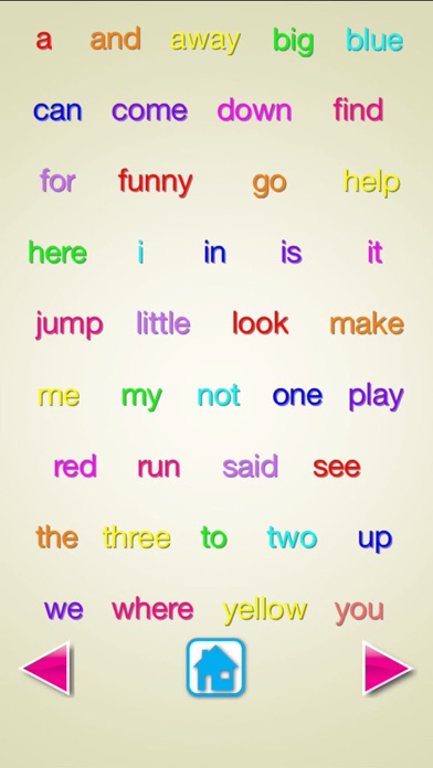 Sight Words - Vocabulary Cards Screenshot