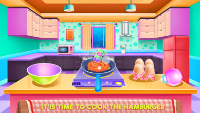 Homemade Burger Cooking screenshot