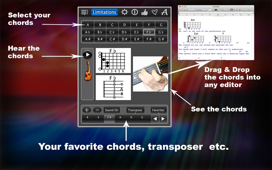 Guitar Chords Lite - 1.23 - (macOS)