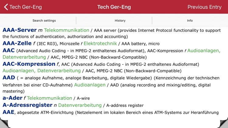 Dict Engineering Eng-Deu screenshot-3