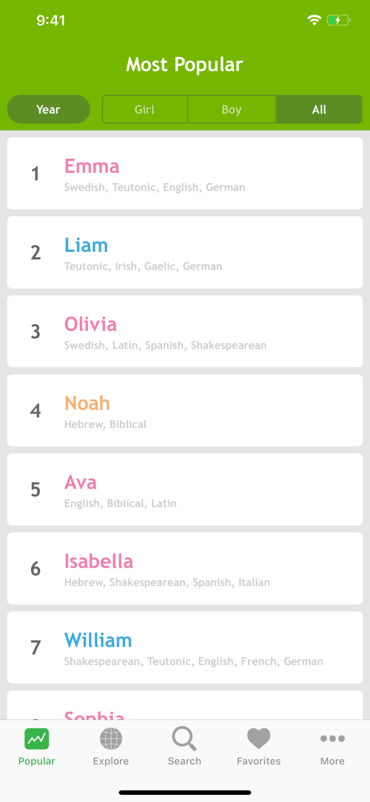 Baby Names ‎