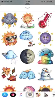 weather emoji funny stickers iphone screenshot 1