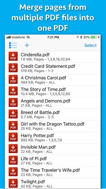 PDF Joiner & Merger screenshot 1 of 6