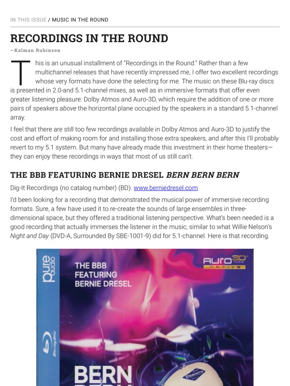 Stereophile iPad screenshot 6 - Lifestyle app