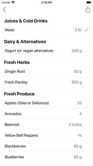 Capture d'écran de Jason Vale’s 3-Day Juice Diet sur iPhone 5