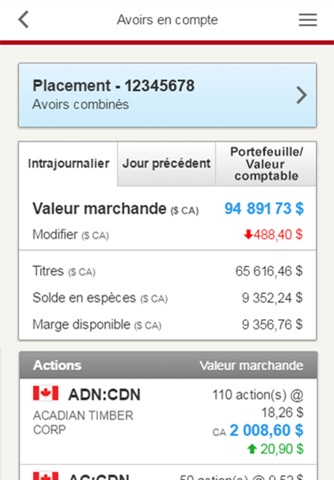 CIBC Mobile Wealth screenshot 2