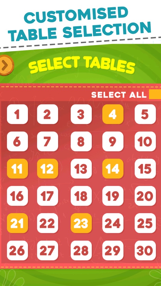 #7. Multiplication Tables Learning (iOS) بواسطة: BHADRIK MEHTA