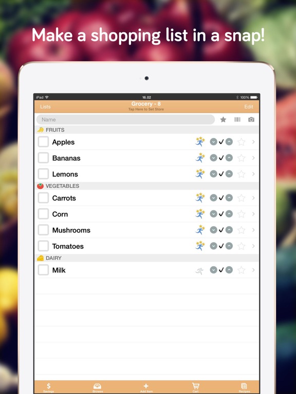 Screenshot #5 pour Shopper Lite Shopping List