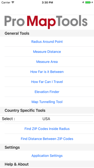 Pro Map Tools Screenshot