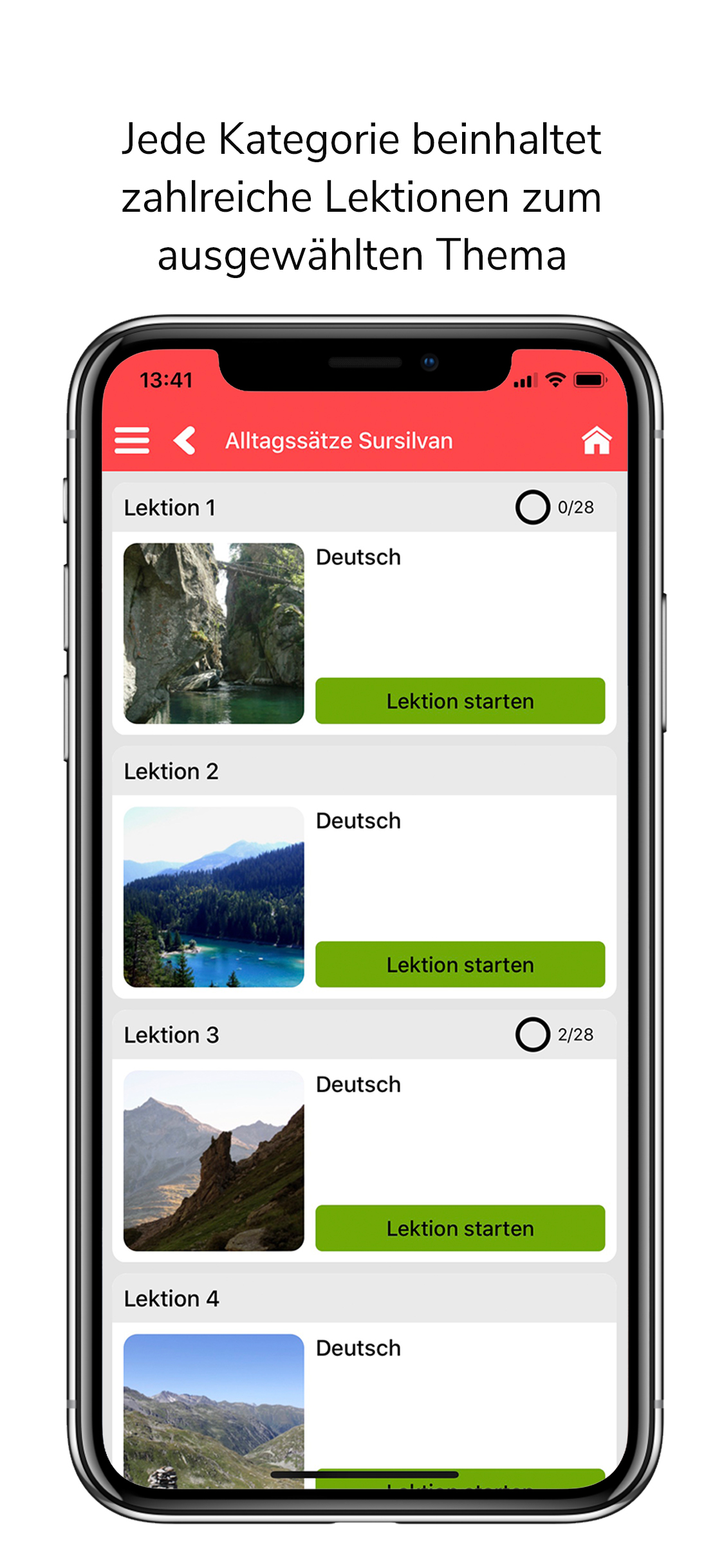 Alltagssätze Sursilvan screenshot 8