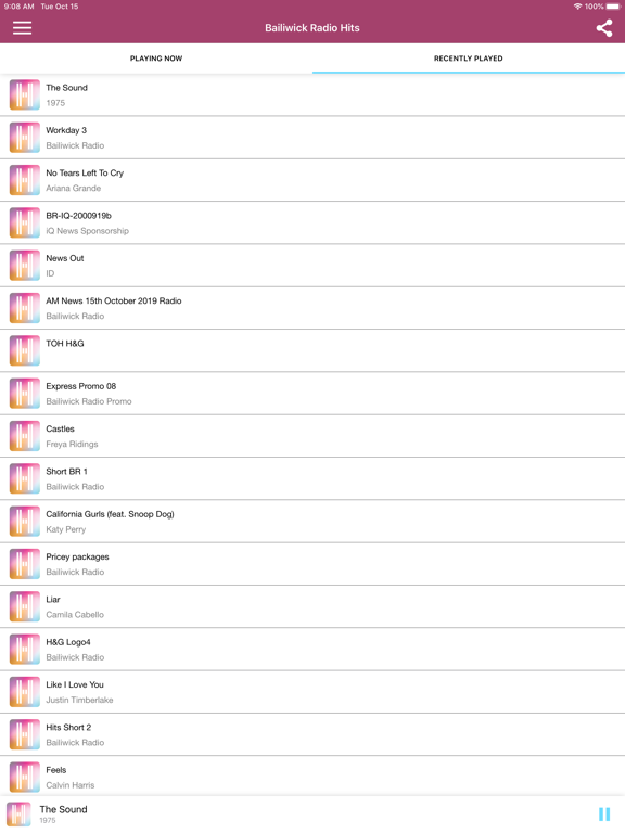 Screenshot #5 pour Bailiwick Radio Hits