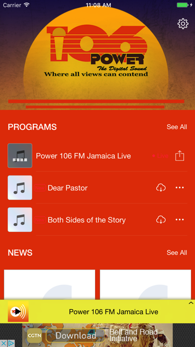 Power 106 FM Jamaica Screenshot