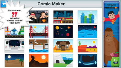 Screenshot #2 pour Superhero Comic Book Maker