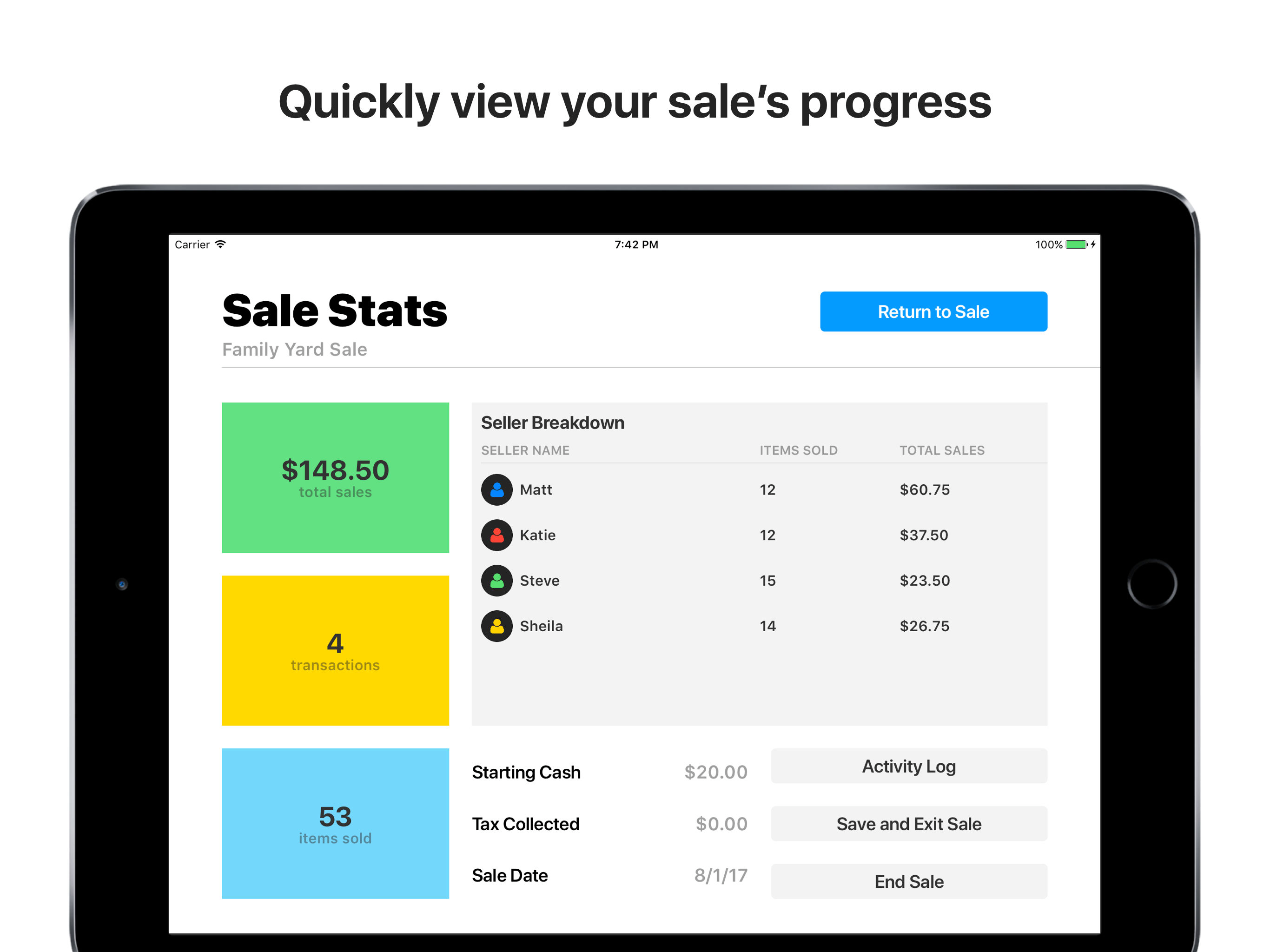 Garage Sale Cashier + screenshot 4