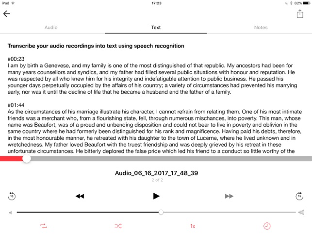 Screenshot of Voice Recorder & Audio Editor