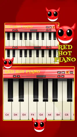 Game screenshot A Red Hot Piano - Play Music hack