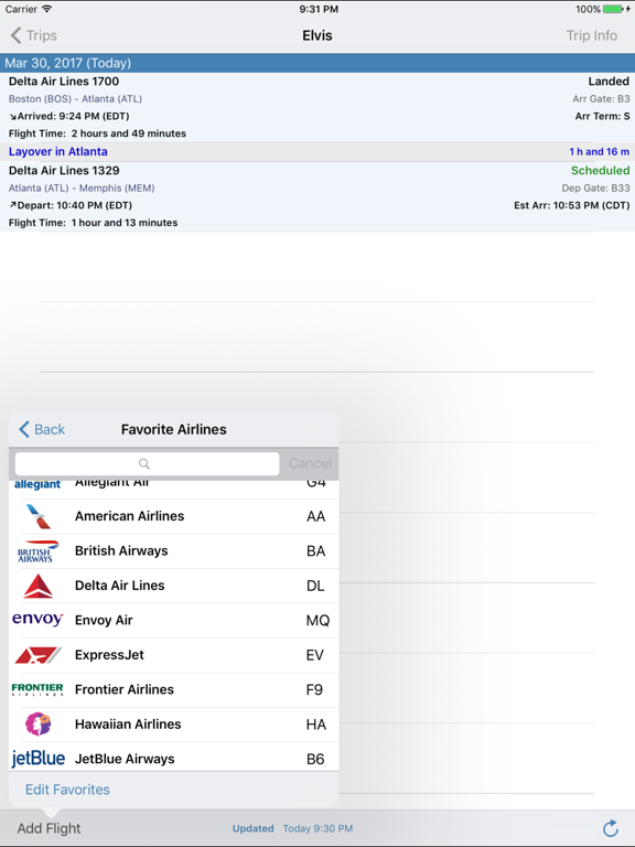 Screenshot #6 pour Flight Update Pro