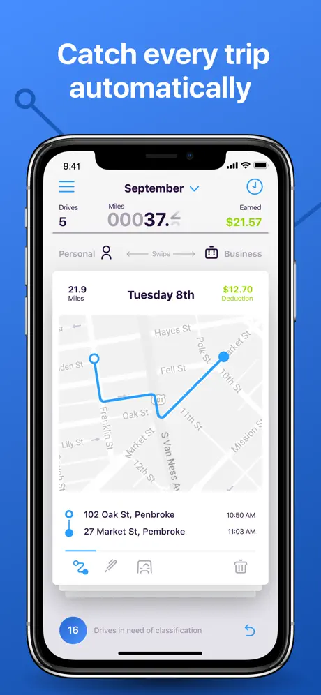 Simple Mileage Tracker