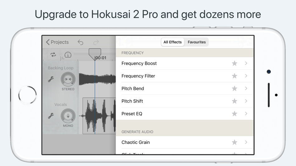 #4. Hokusai Audio Editor (iOS) 由: Wooji Juice Ltd