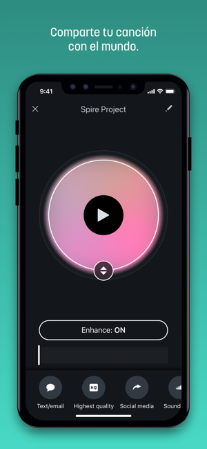 ‎Spire: Music Recorder & Studio Screenshot