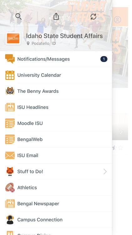 Idaho State Student Affairs