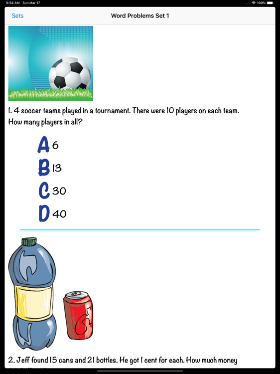 Word Problems 3rd Grade