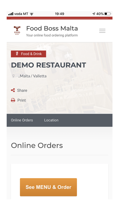 Screenshot #3 pour Food Boss Malta