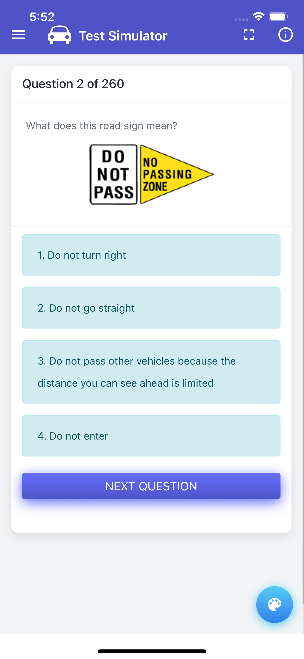 Kentucky DMV Permit Test screenshot 2