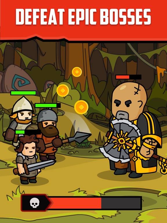 Grow Knights - rpg merge hero iPad screenshot