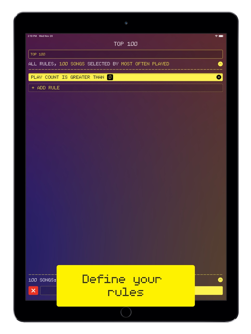 iPad screenshot