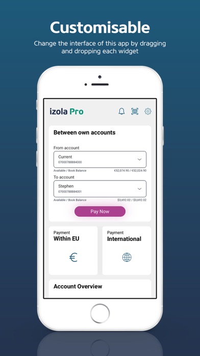 Izola Pro Mobile Screenshot