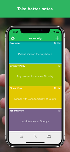 ‎Noteworthy - Notes & Reminders Screenshot