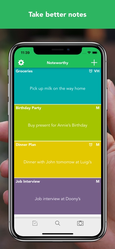 Noteworthy - Notes & Reminders - Productivity App | MWM